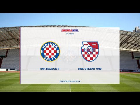 [SAŽETAK] 27. kolo Druge HNL: Hajduk II - Orijent 1919 3:3