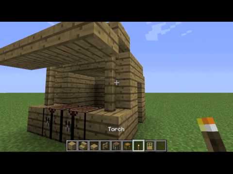 Minecraft Food Stand/Store Tutorial - YouTube