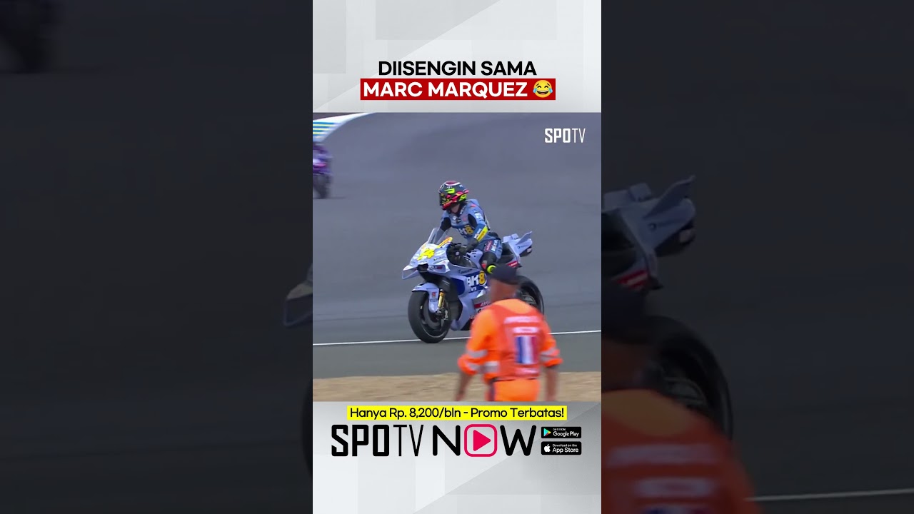 #MotoGP 🏍 - Fermin Aldeguer di Brake Test sama Marc Marquez 😂 #FrenchGP