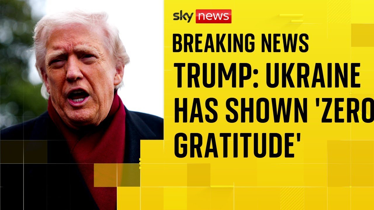 Trump launches fresh attack on Ukraine's leadership | Ukraine War