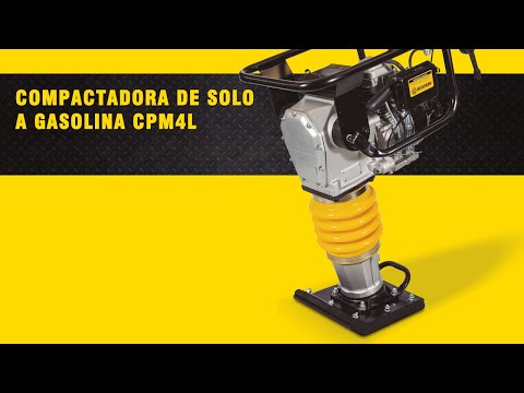 Compactador de Solo a Gasolina 4 Hp CPM4L Matsuyama - Vídeo explicativo