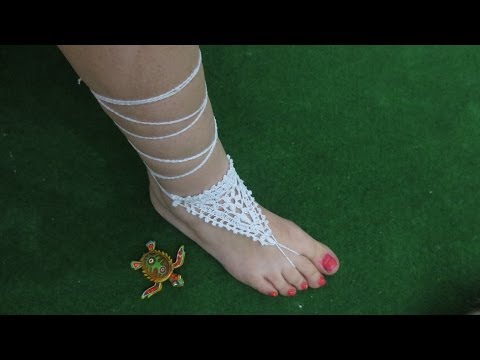 Pretty Feet, Happy Feet in Crochet Barefoot Sandals