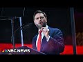 Vice President JD Vance honors Charlie Kirk at memorial