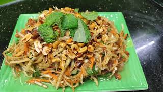 CÁCH LÀM NỘM HOA CHUỐI GIÒN NGON