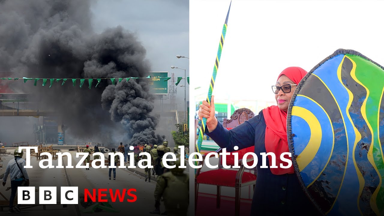 Tanzanian President Samia Suluhu Hassan sworn in as hundreds feared dead in unrest | BBC News
