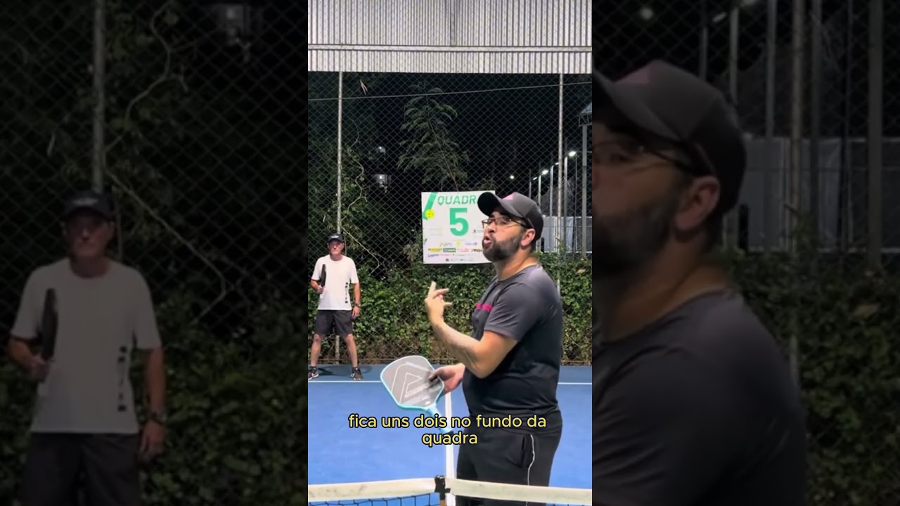 Pickleball Posicionamento em Quadra PT 03 #pickleball #tennis #sports #sport #shorts #short