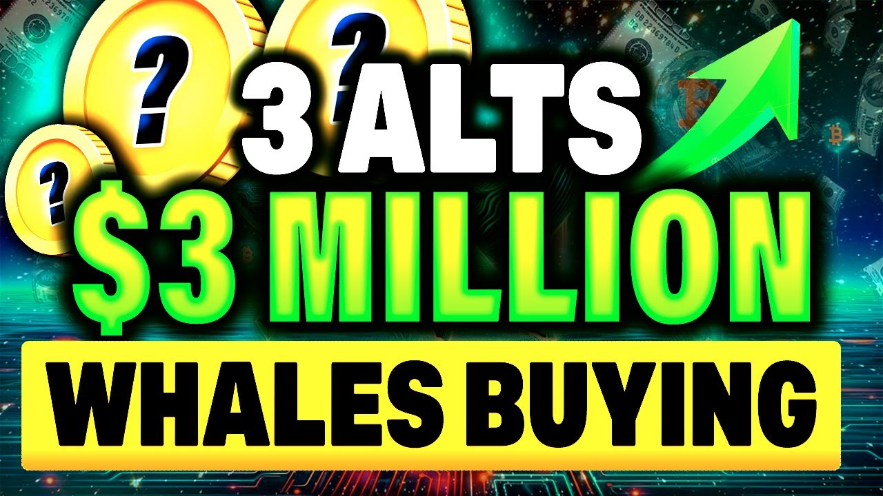 Crypto Whales Are Buying These 3 MAX BULLISH Altcoins