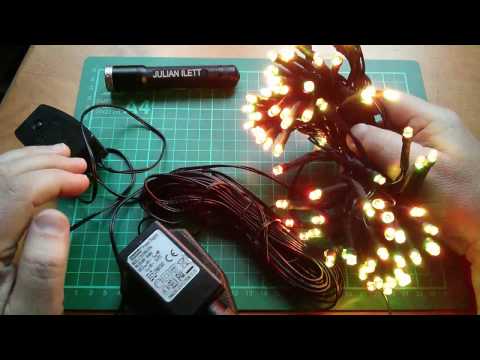 Christmas RGB LED Lights: 2 Wire Pulse Controlled