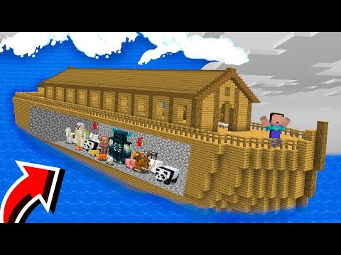 Ich habe die Arche Noah für JEDES TIER gebaut in Minecraft