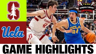 UCLA vs Stanford Highlights | NCAA Men's Basketball | 2024 College Basketball