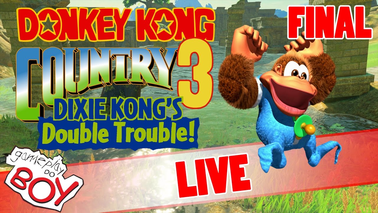 LIVE Donkey Kong 3 - Parte FINAL - Gameplay do Boy