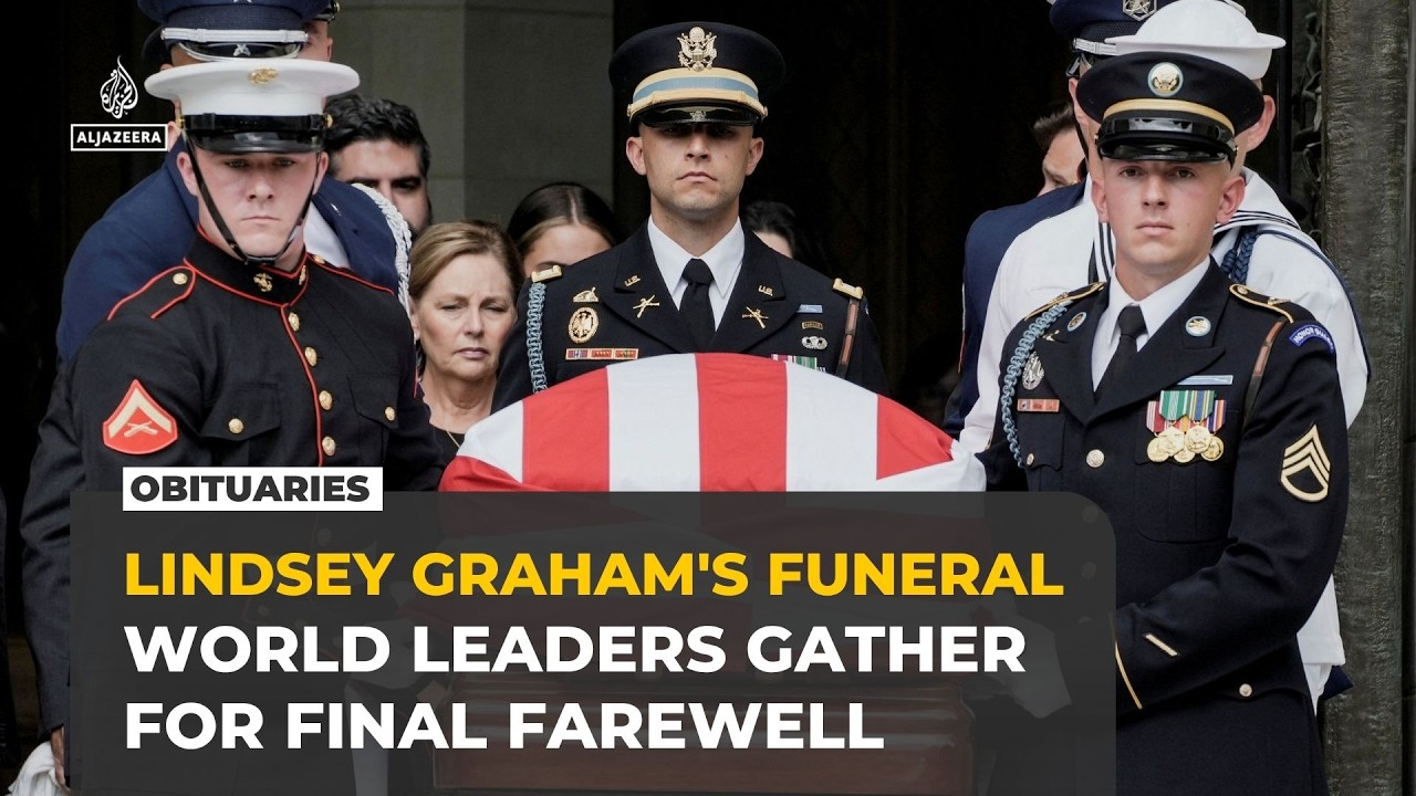 Trump, Zelenskyy and Netanyahu pay tribute to Lindsey Graham