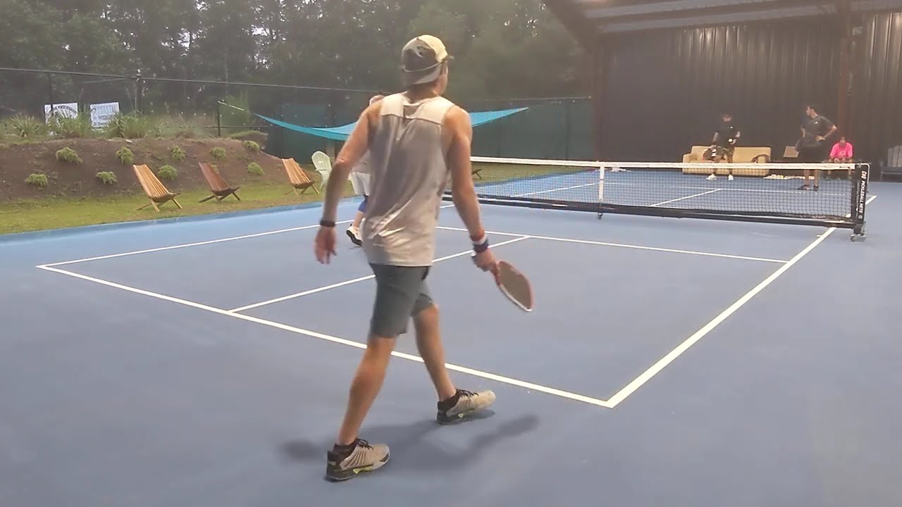 SWITCH-HANDED INSIDE-OUT WINNERS! 4.0 Pickleball Rec Game at Litchfield, SC
