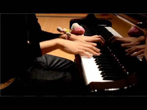 グランドピアノで東方の曲をメドレーにして弾いてみた
