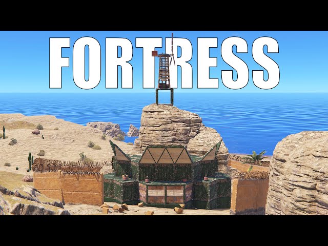 i spent a week building a desert fortress in rust...