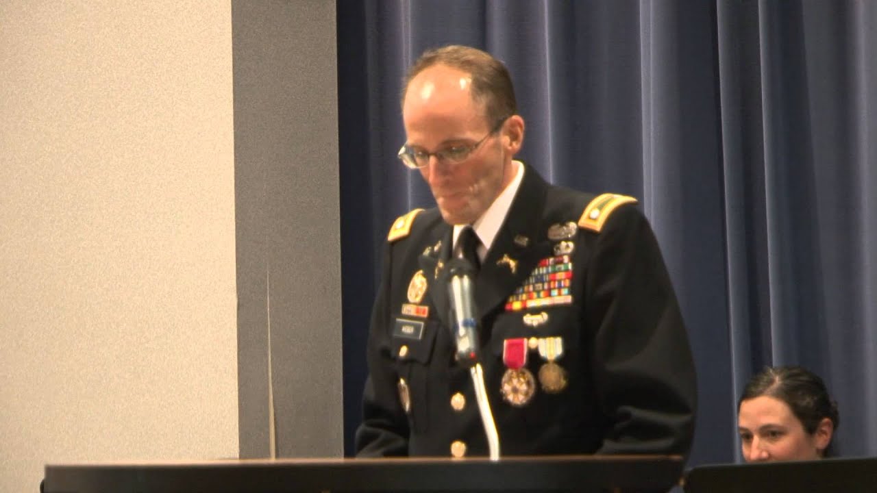 Lt. Col. Mark Weber at his End of Service Ceremony - YouTube