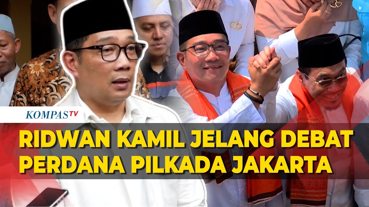 Ridwan Kamil Akui Siap Hadapi Debat Perdana Pilkada Jakarta: Semoga Tidak Demam Panggung