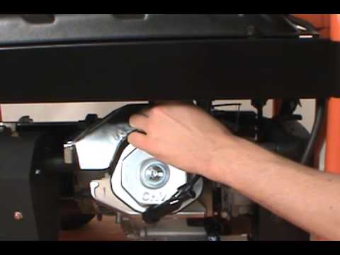 Changing the Spark Plug - Generac Portable Generator - YouTube generac 5500 watt generator wiring diagram 