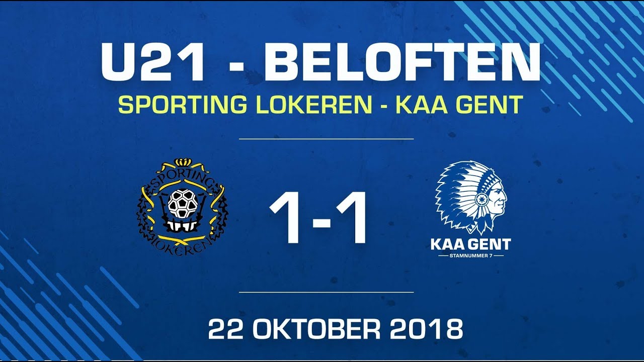 U21 Lokeren - Gent: 1-1