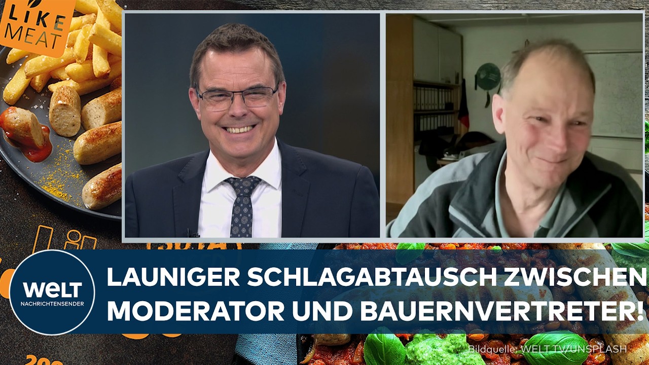 FLEISCHERSATZ: Schlagabtausch um die vegane Wurst! – EU-Diskussion führt zu Lacher im Studio