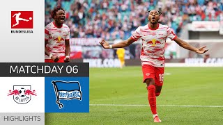 RB Leipzig — Hertha Berlin 6-0 | Highlights | Matchday 6 – Bundesliga 2021/22