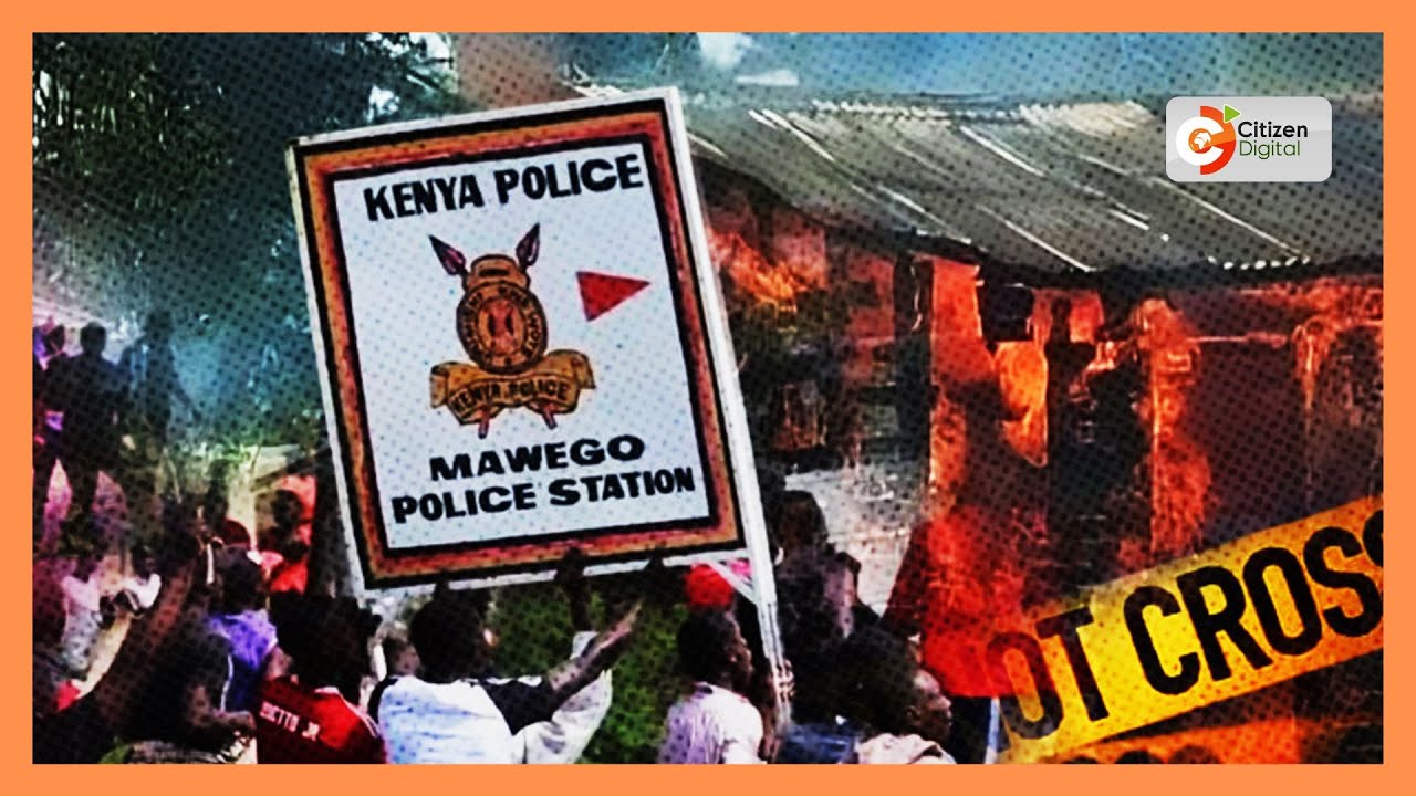 Fury as angry youth storm and torch Mawego Police Station over brutal murder of Albert Ojwang'