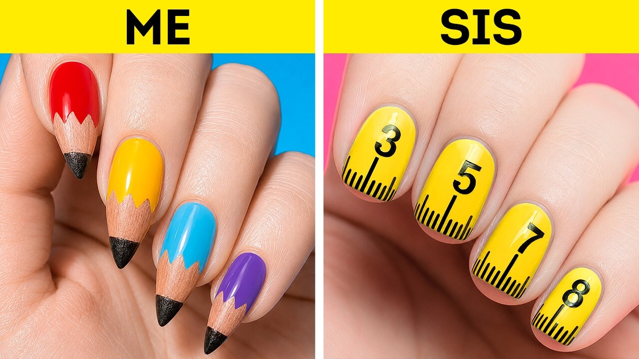 Cute Nails, Crafts & More 🌈 Back to School Edition