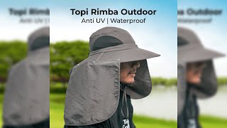 Pratinjau video produk Rhodey Topi Rimba Outdoor Anti UV Waterproof Boonie Hat Nylon - BH032