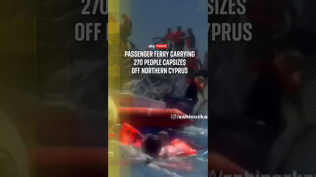 Passenger ferry carrying 270 people capsizes off northern Cyprus
