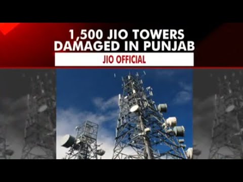 1,500 Jio mobile towers damaged in Punjab; CM Amarinder directs police to take strict action 1,500 Jio mobile towers damaged in Punjab; CM Amarinder directs police to take strict action