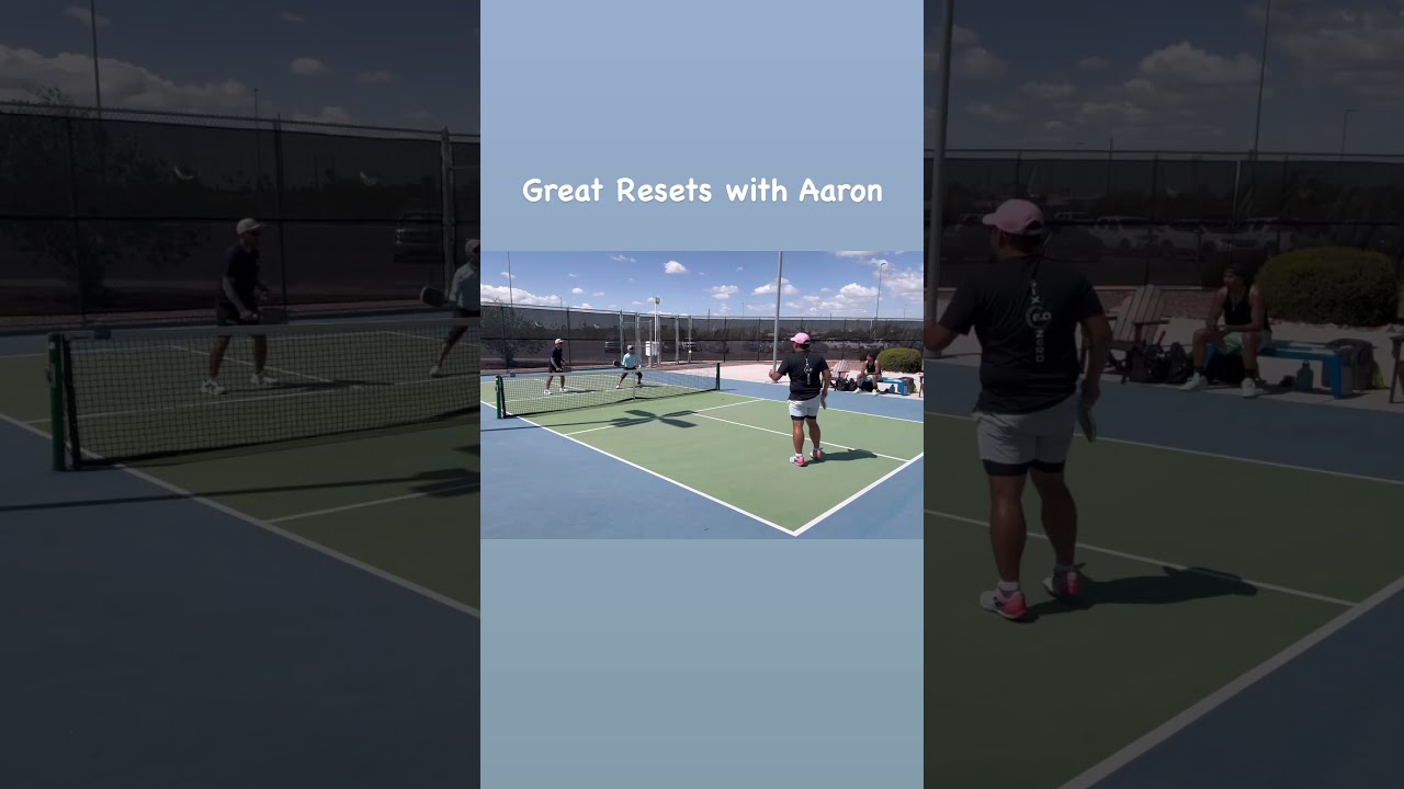Great resets with Aaron #pickleball #Highlights #Sports #Fun #Action
