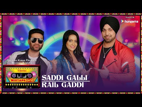 Saddi Galli / Rail Gaddi  Lyrics - Mixtape Punjabi | Deep Money | Preet Harpal | Amruta Fadnavis