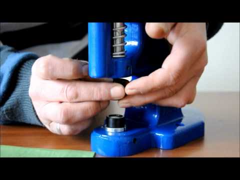 Micron TEP-1 Grommet Attaching machine Spring Snap Installation