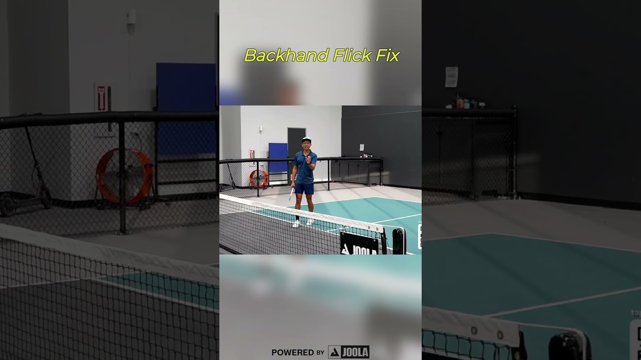 Backhand Flick Technique That Actually Works