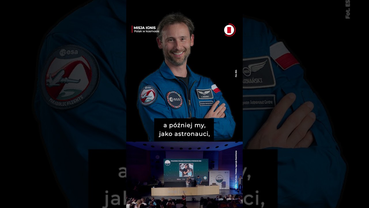 Sławosz Uznański i kosmiczne lekcje. Roboty #shorts