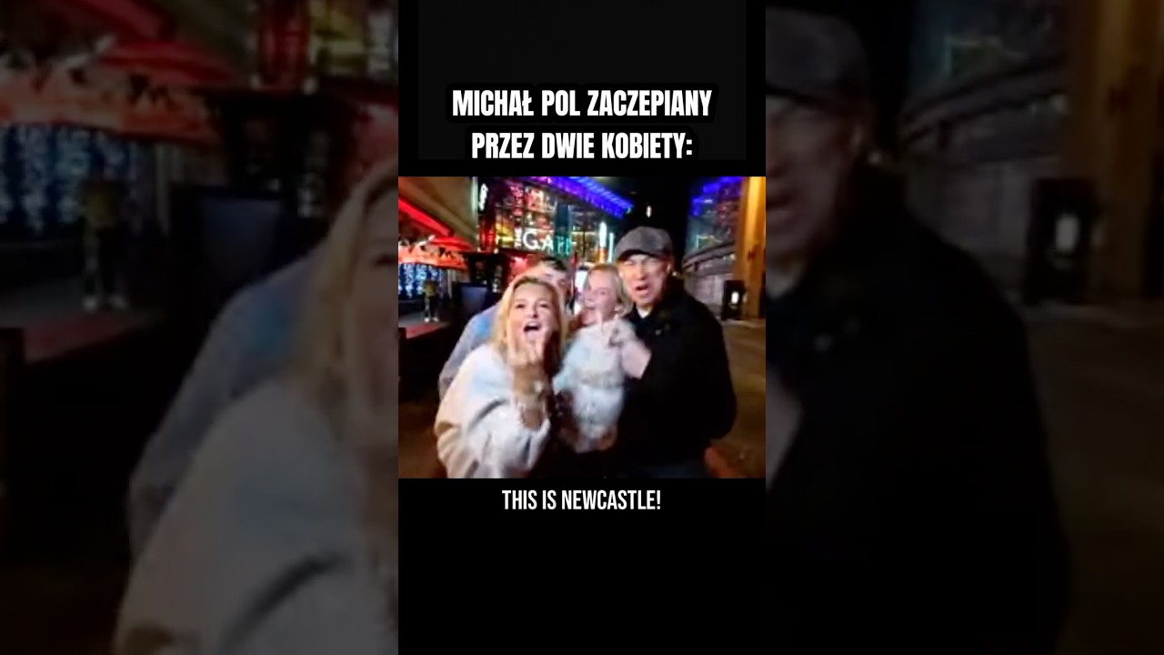 Michał pol zaczepiany w newcastle! sceny na live! #shorts