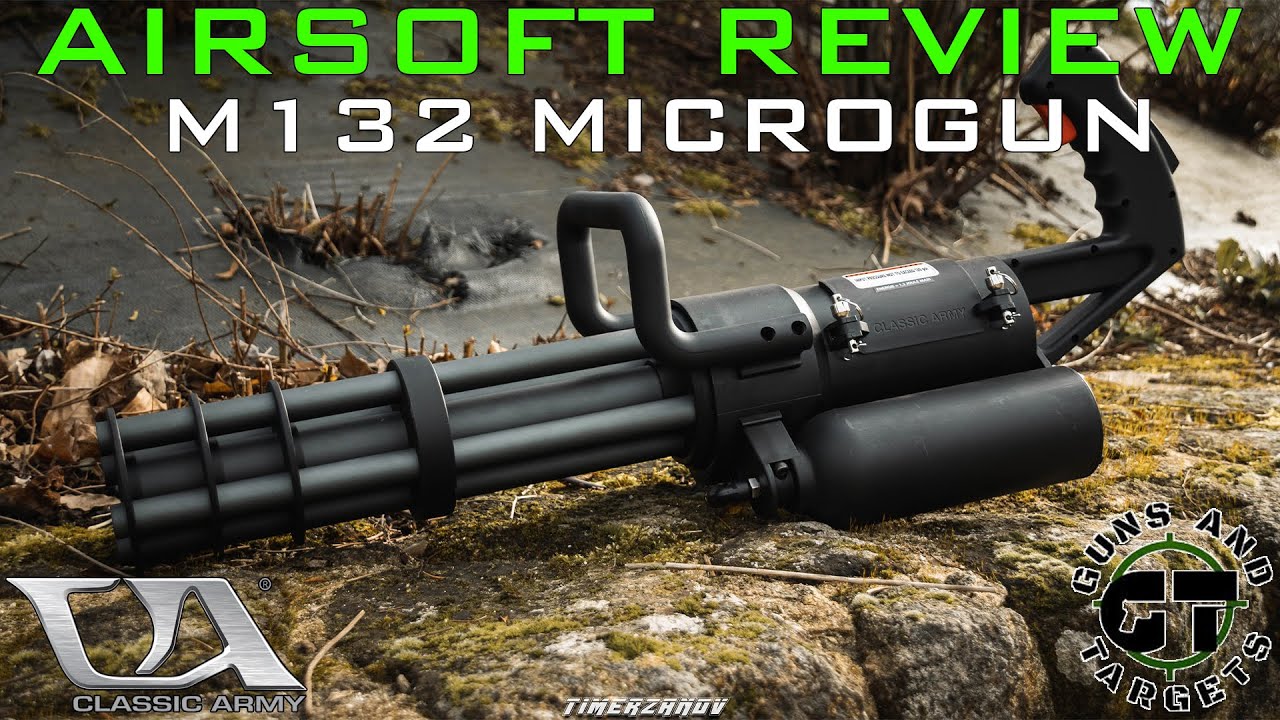 Airsoft Review #140 M132 Microgun Classic Army GAZ/HPA [FR]