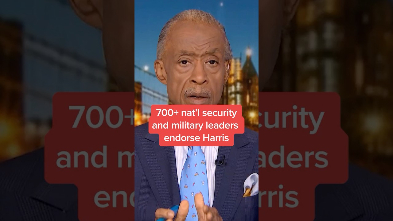 700+ nat'l security and military leaders endorse Harris