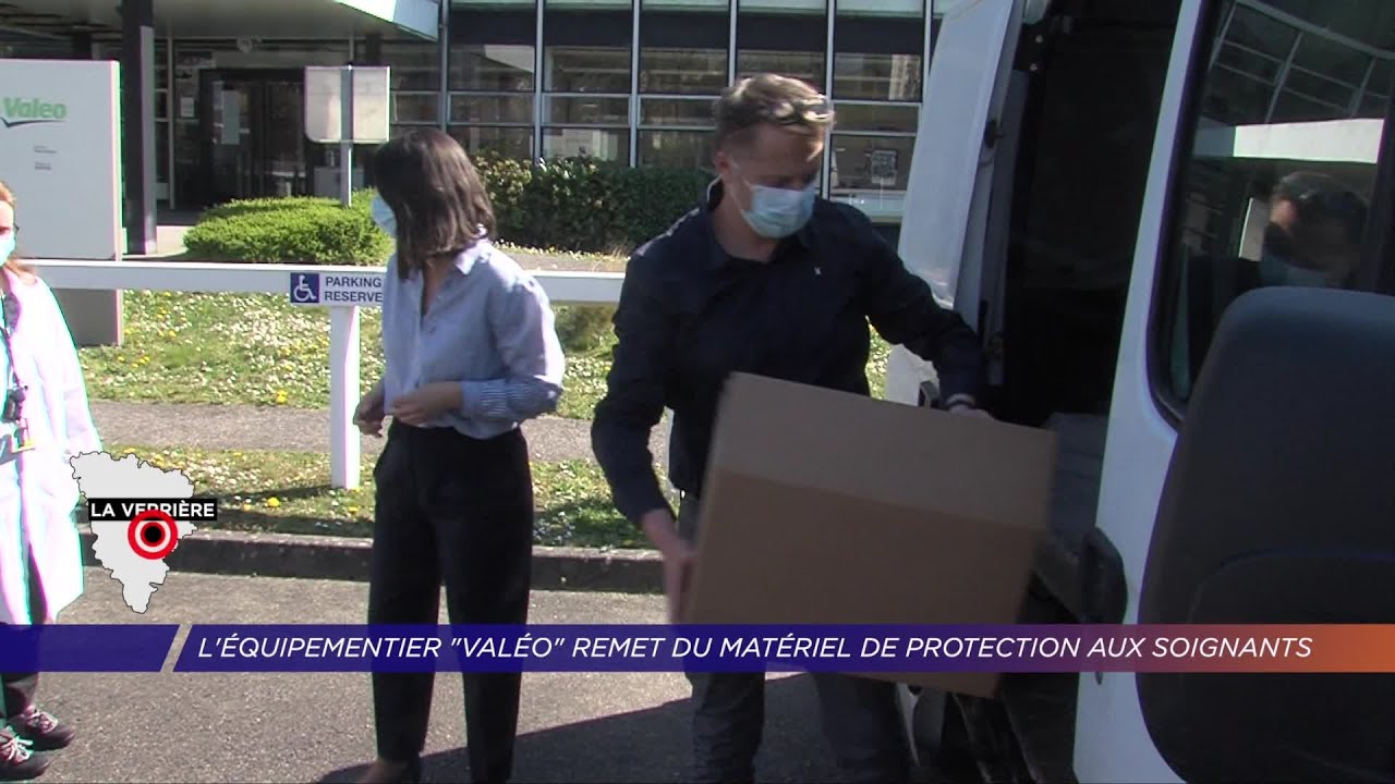 Yvelines | L’équipementier  » Valéo  » remet du matériel de protection aux soignants