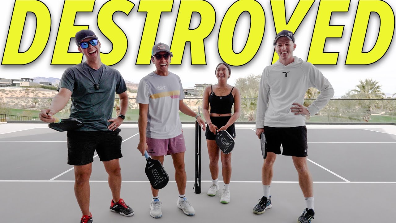 @PickleballStudio most humiliating defeat - PROS vs JOES (ft. Grant Bond & Lauren Mercado)
