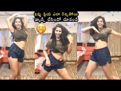 Anchor Vishnupriya’s latest dance video sets internet on fire Anchor Vishnupriya’s latest dance video sets internet on fire