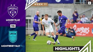 Louisville City FC vs. Monterey Bay - Game Highlights | 05-21-2022
