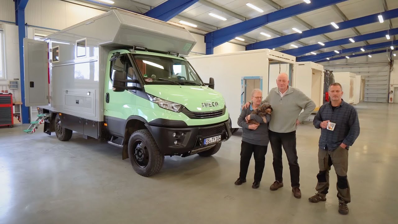 Wohnmobil Iveco Daily 4x4 mit cleverem Längsbetten-Grundriss