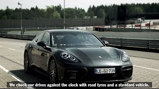 Breaking a record with the fastest luxury sedan on earth. The new Panamera Turbo.