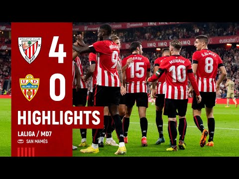 HIGHLIGHTS | Athletic Club 4-0 UD Almería | LaLiga 2022-23 MD7