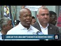 NYC Mayor Eric Adams Welcomes Asylum Seekers Bused From Texas - 01:22 min - News - Video