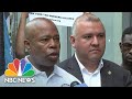NYC Mayor Eric Adams Welcomes Asylum Seekers Bused From Texas