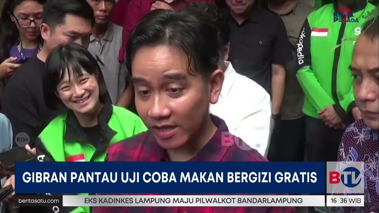 Gibran Pantau Uji Coba Makan Bergizi Gratis di Surabaya | Beritasatu