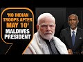 Maldives President Muizzu Reasserts Removal of Indian Military Personnel Amid Rising Tensions |News9