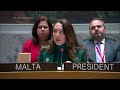 Moment US vetoes resolution backing full UN membership for Palestine  - 00:56 min - News - Video